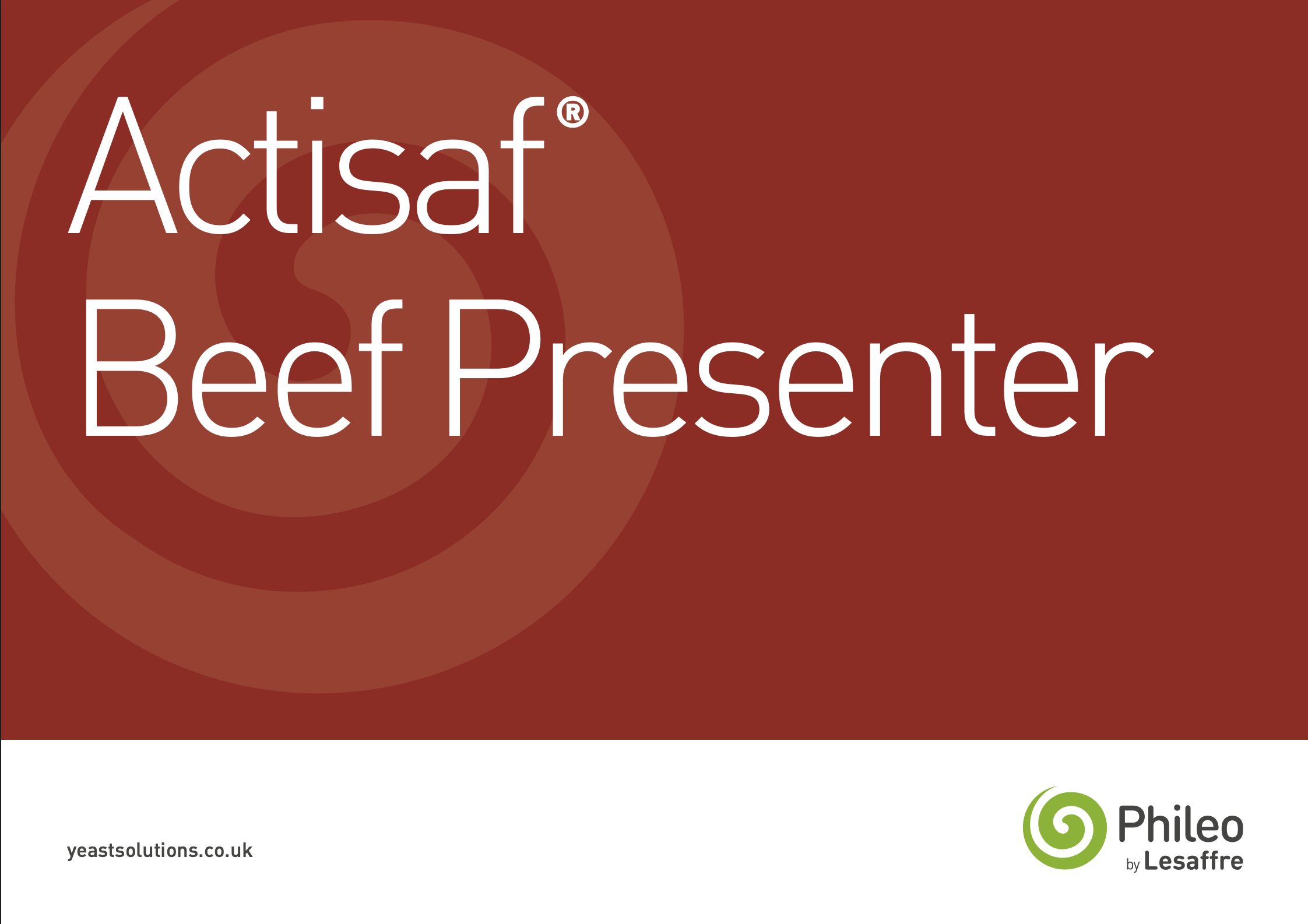 Actisaf® in beef cattle presenter